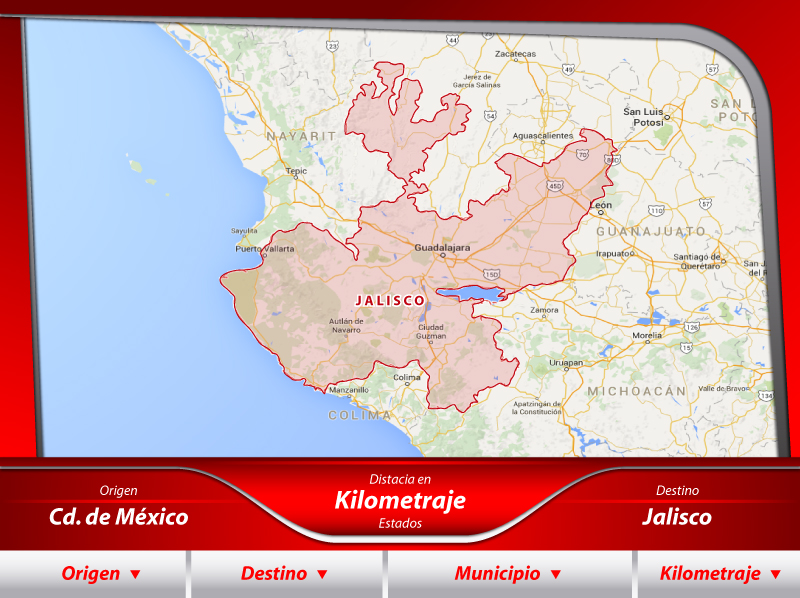 Fletes de la Ciudad de México a Jalisco