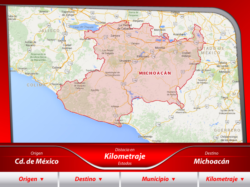 Fletes de la Ciudad de México a Michoacán