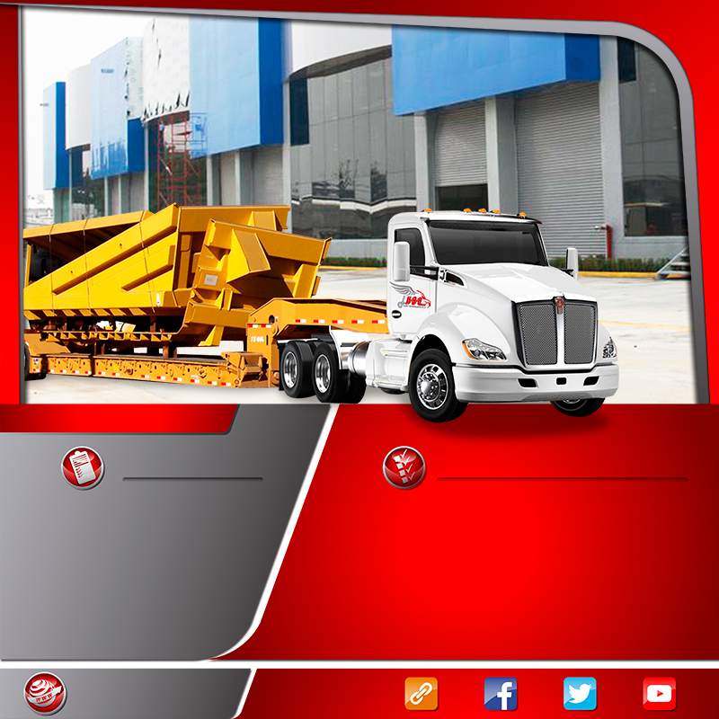  Fletes en camión especializado lowboy