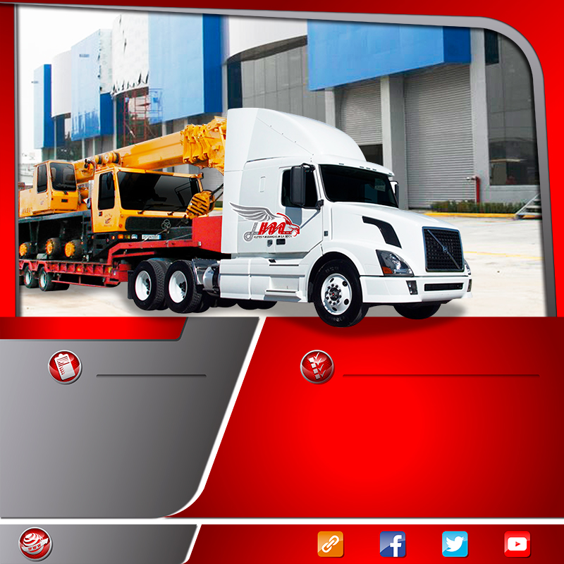  Fletes en camión especializado lowboy