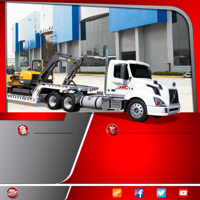  Fletes en camión especializado lowboy